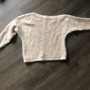 Off the shoulder sweater